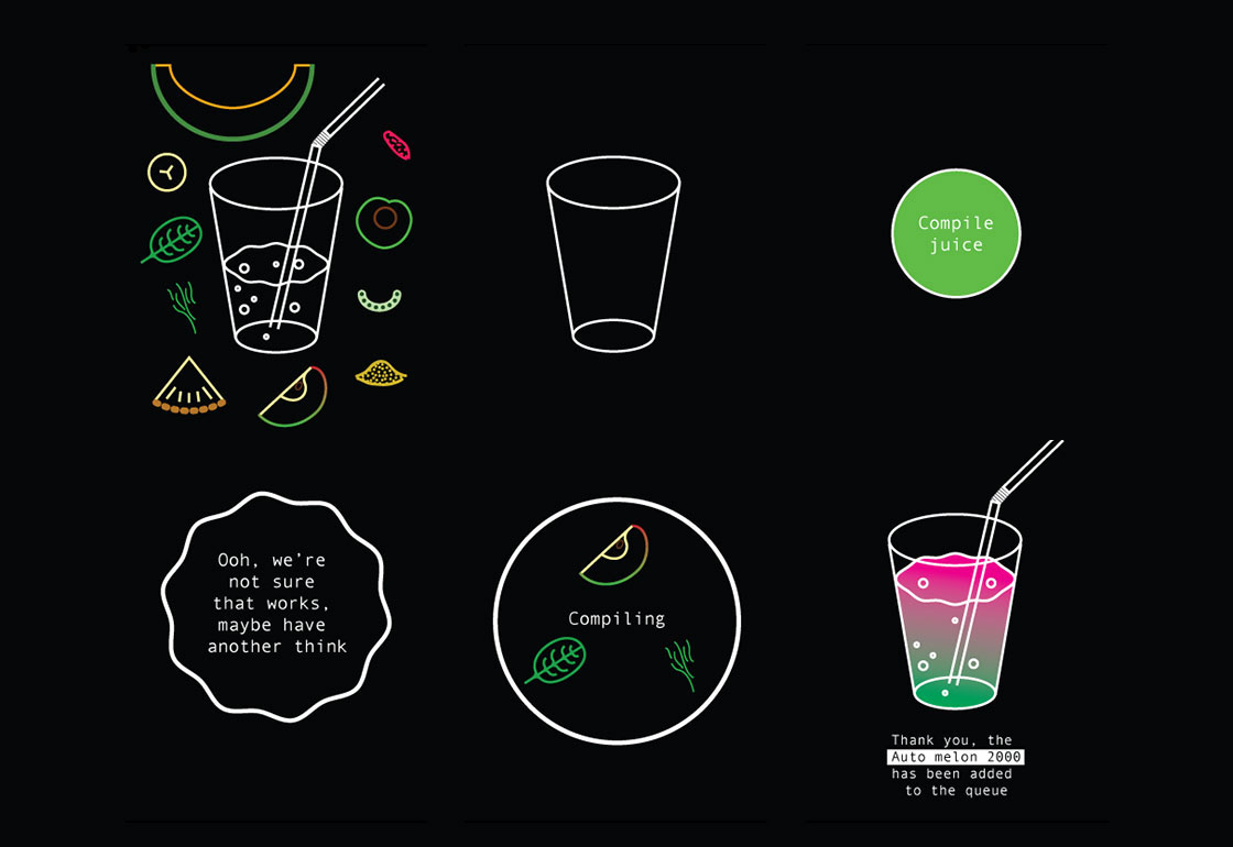 Illustration showing the user interface